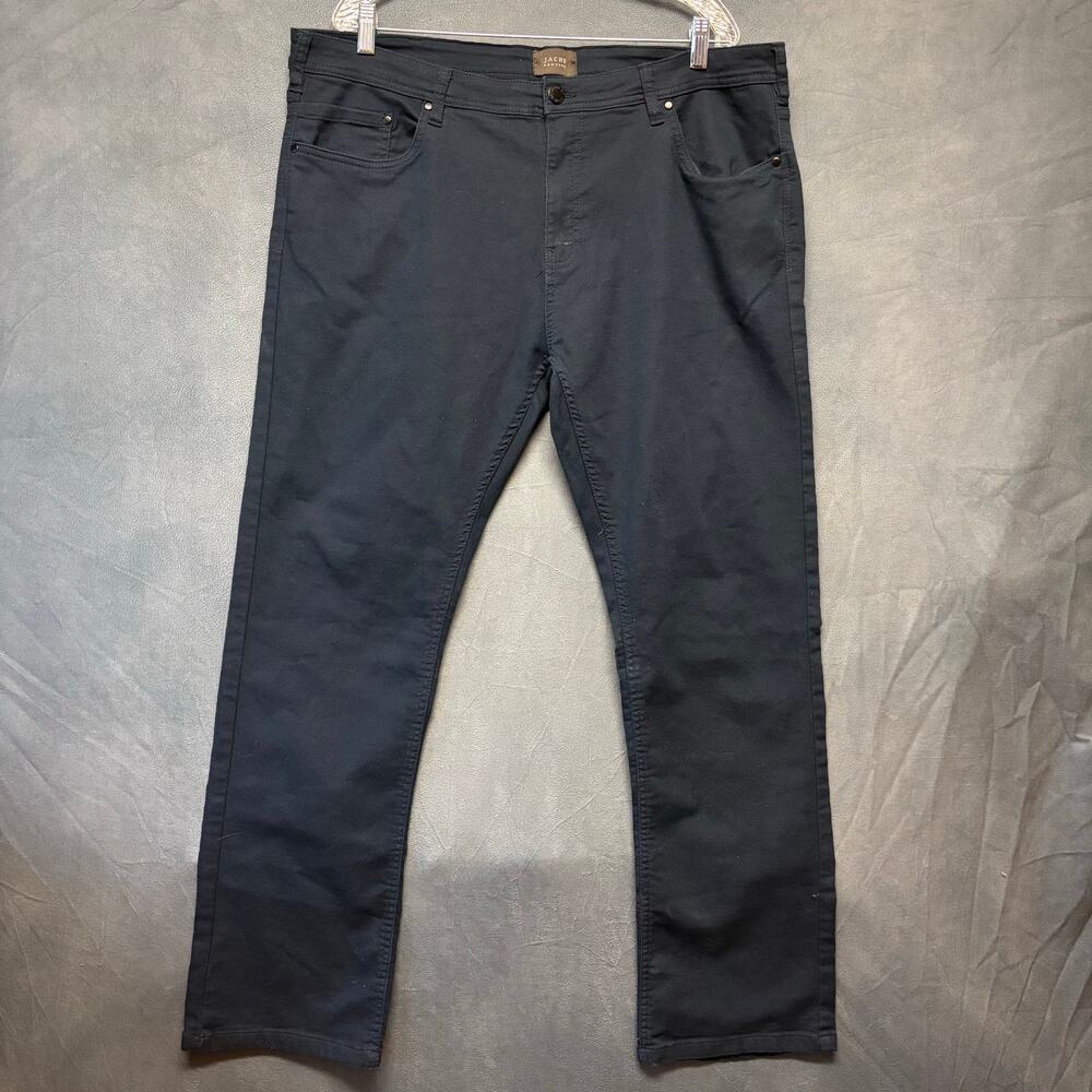 Jachs NY Navy Blue Straight Leg Jeans Preppy 40x32 Comfy Oversized Skater Comfy